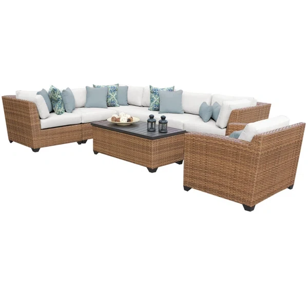 Ambroselli 6 - Person Outdoor Seating Group with Cushions