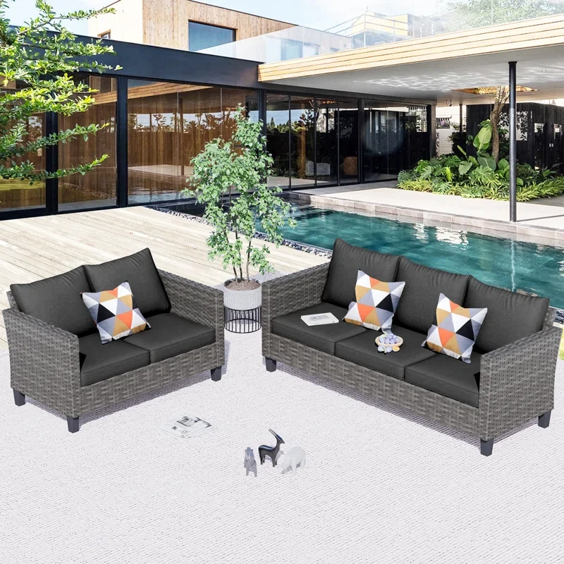 5 - Person Outdoor Seating Group with Cushions