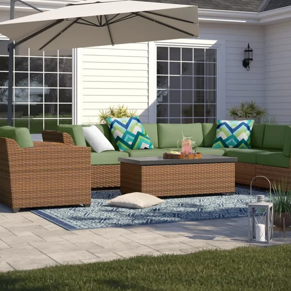 Ambroselli 6 - Person Outdoor Seating Group with Cushions