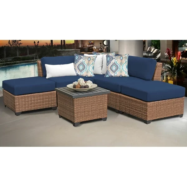 Ambroselli 2 - Person Outdoor Seating Group with Cushions