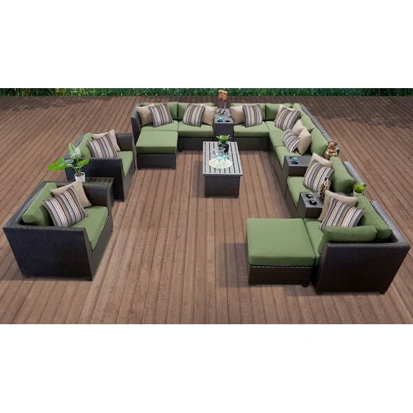 Anastase 11 - Person Outdoor Seating Group with Cushions