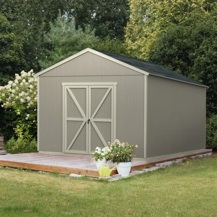 Astoria Wood Storage Shed 12' W x 24' D