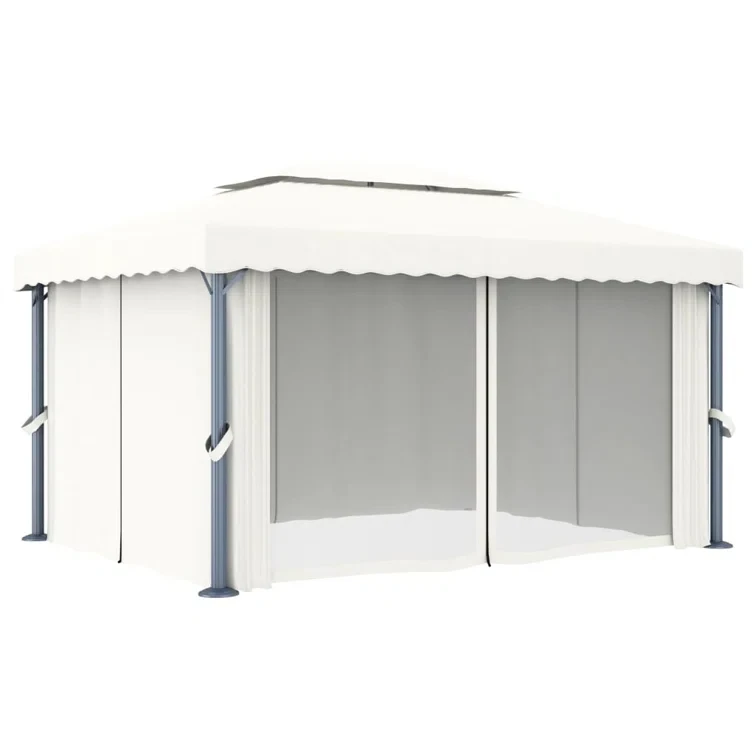 13.1 (ft) x 9.8 (ft)VidaXL Gazebo Canopy Tent Patio Pavilion