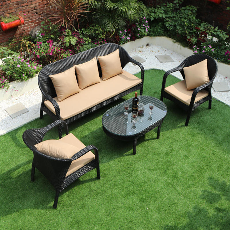 Siterra 5 - Person Outdoor Seating Group with Cushions