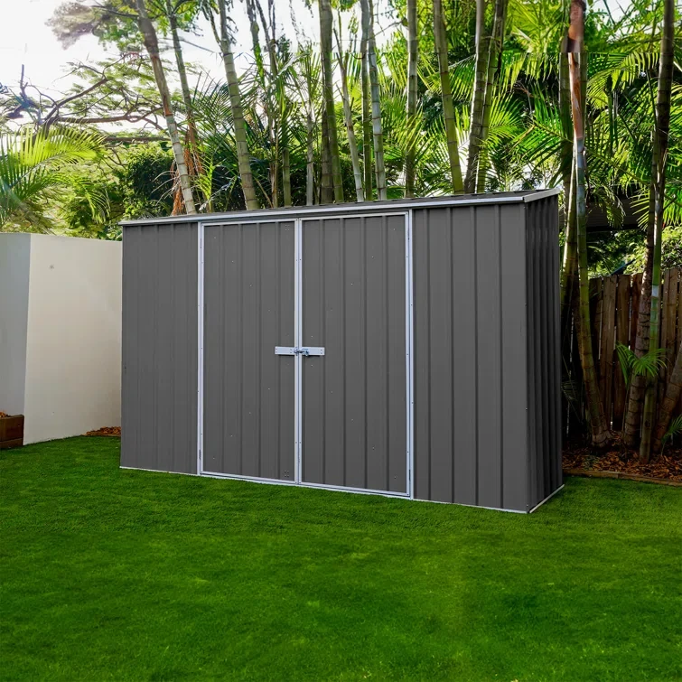 Space Saver 10 ft. W x 2.5 ft. D Metal Storage Shed