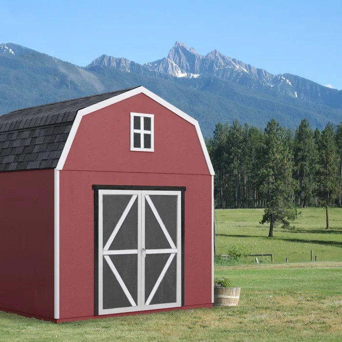 Braymore 10 ft. W x 14 ft. D Wood Storage Shed With Floor