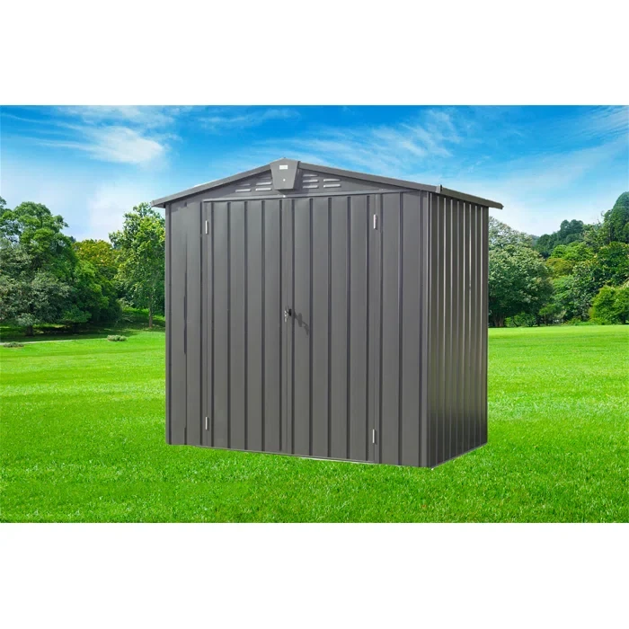 D Metal Storage Shed