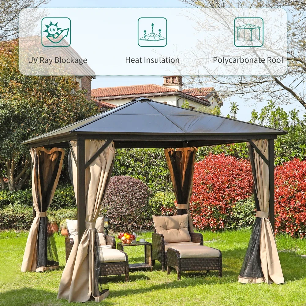 10 Ft. W X 10 Ft. D Patio Gazebo