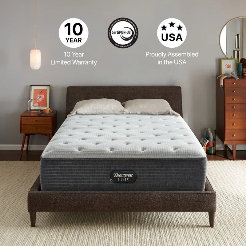 Beautyrest Silver BRS900-C Plush 14.5" Innerspring California King Size Mattress