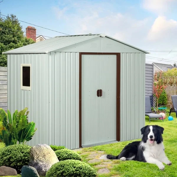 8 ft x 4 ft Metal Storage Shed