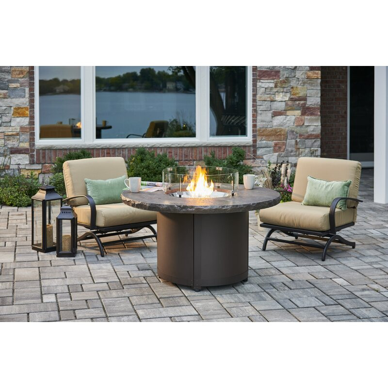 Beacon Steel/Concrete Propane/Natural Gas Fire Pit Table