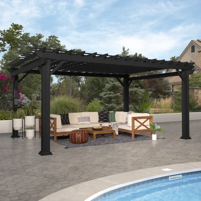 Backyard Discovery 16' x 12' Traditional Steel Pergola