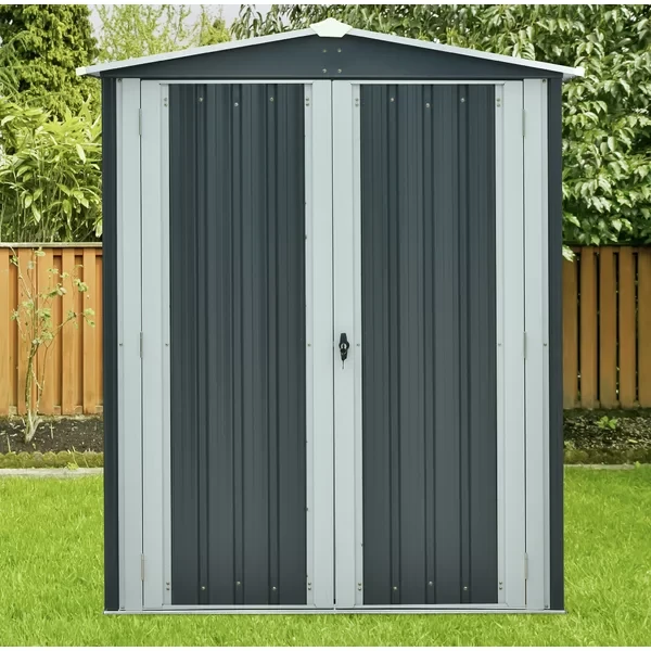 5 ft. W x 2 ft. 11 in. D Metal Vertical Storage Shed