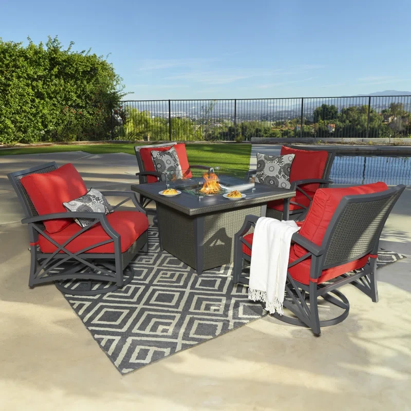 Roam 4 - Person Outdoor Seating Group with Cushions