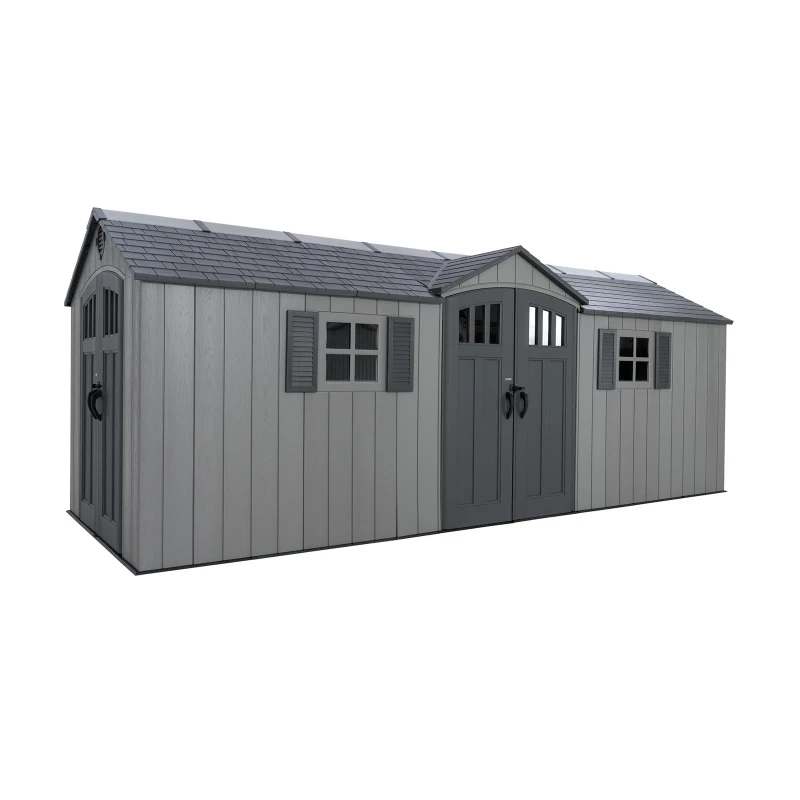 20 Ft. X 8 Ft. Dual Entry Shed