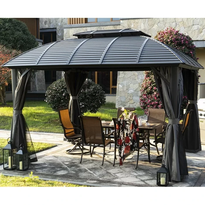 Odyssey 12 Ft. W x 10 Ft. D Aluminum Patio Gazebo