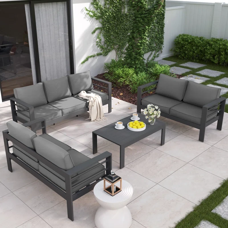 7-Person Outdoor Seating Group With Cushions