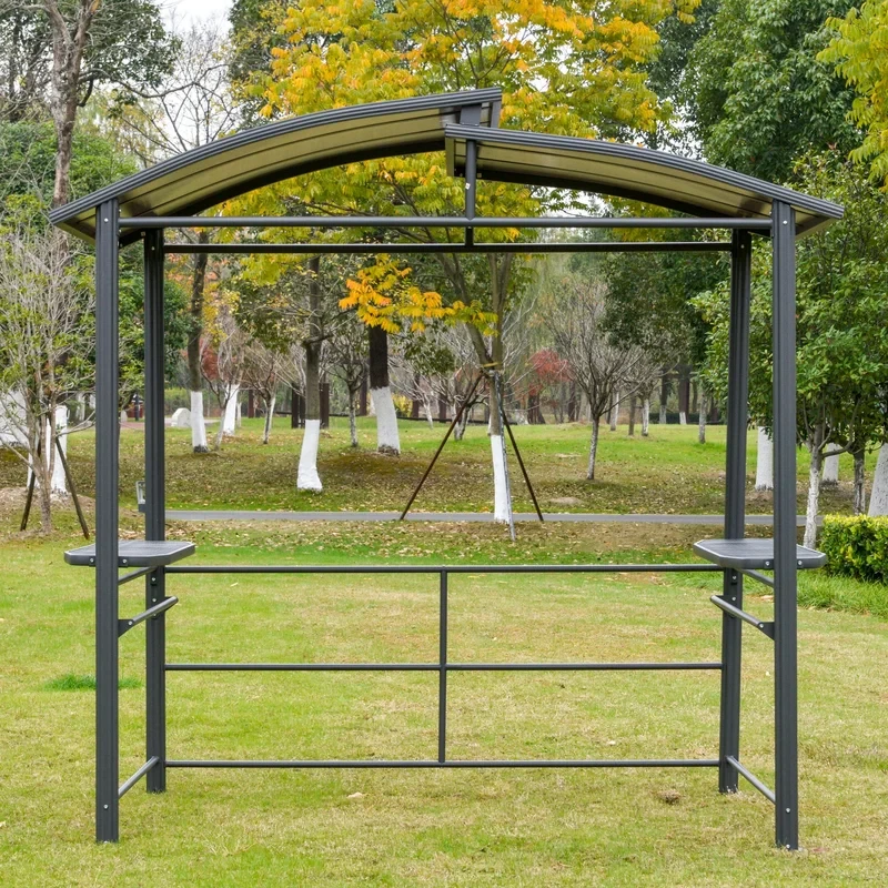 8 Ft. W x 5 Ft. D Steel Grill Gazebo Canopy