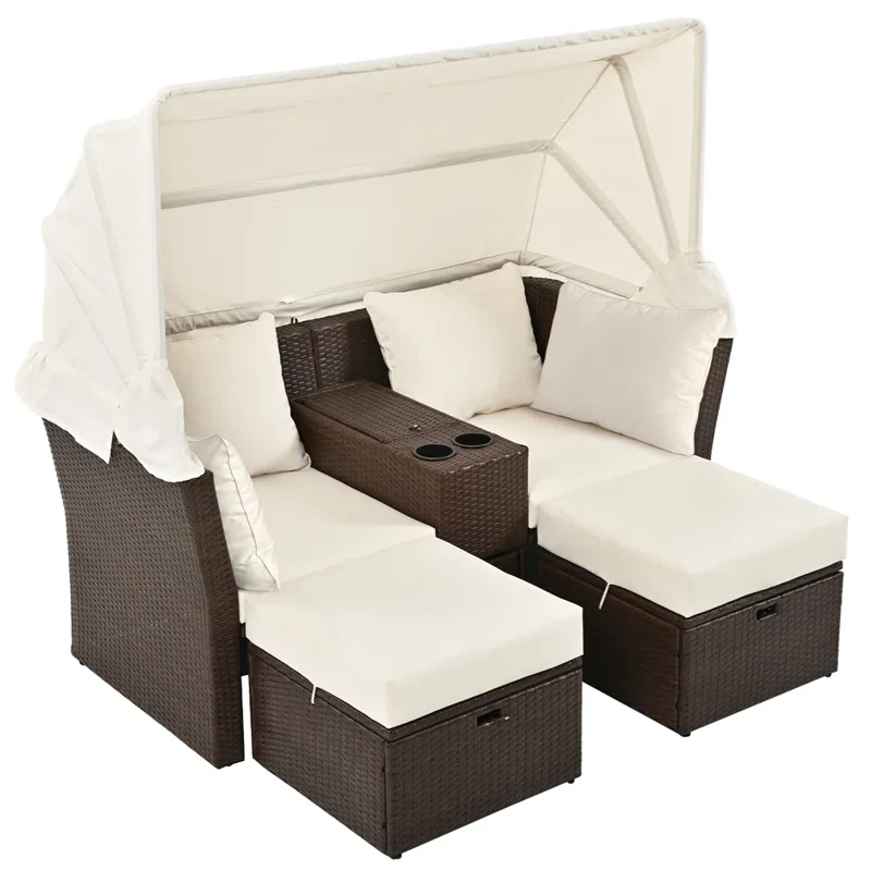 Dacotah 2 - Person Outdoor Seating Group with Cushions