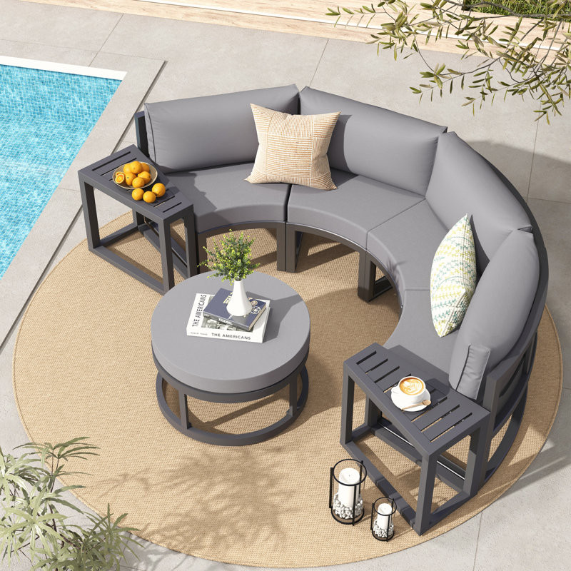 Paxten 4 - Person Outdoor Seating Group With Cushions