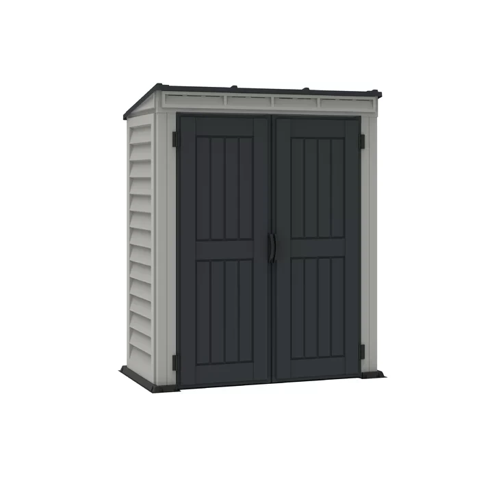 Yardmate Pent Plus 5.6 ft. W x 3 ft. D Plastic Lean-To Tool Shed