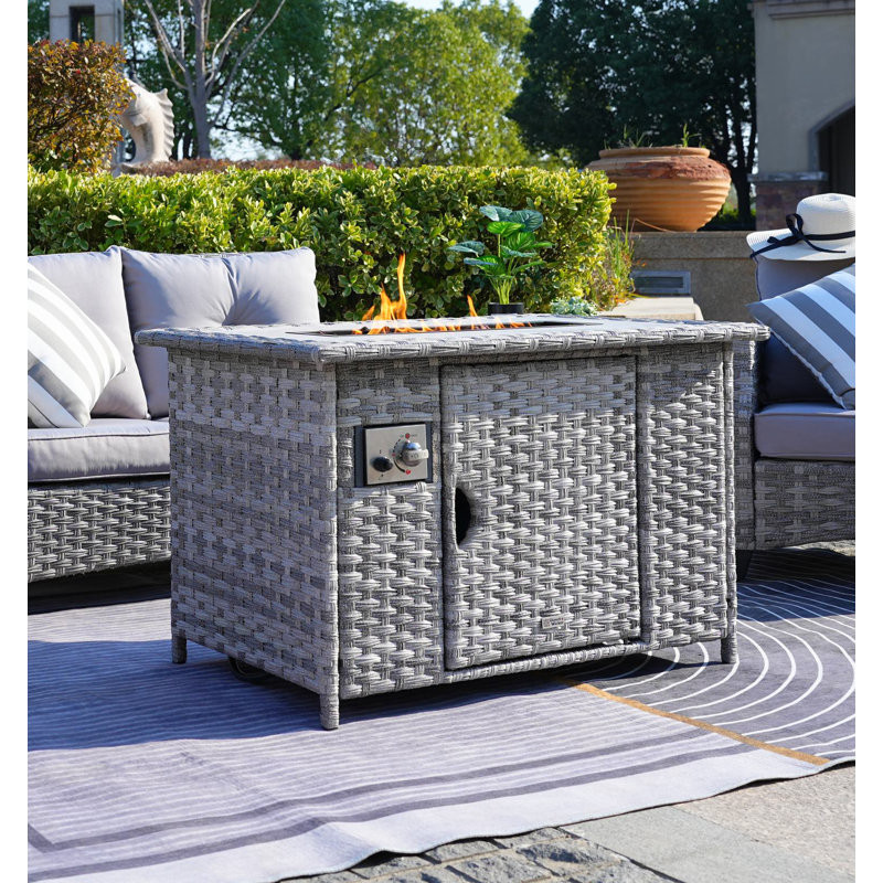 Aluminum Propane Fire Pit Table