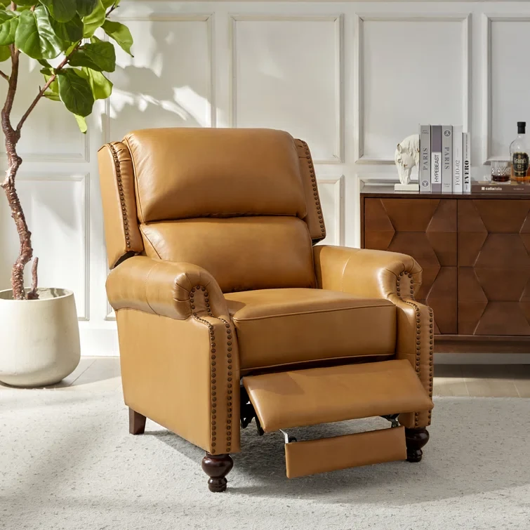 Adeesa Genuine Leather Recliner