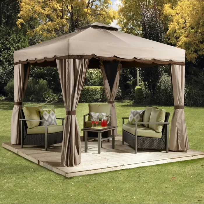 Wimborne  Metal Patio Gazebo 10 Ft. W x 10 Ft. D