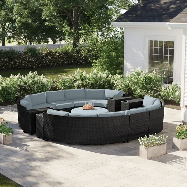 Anastase 10 - Person Outdoor Seating Group with Cushions