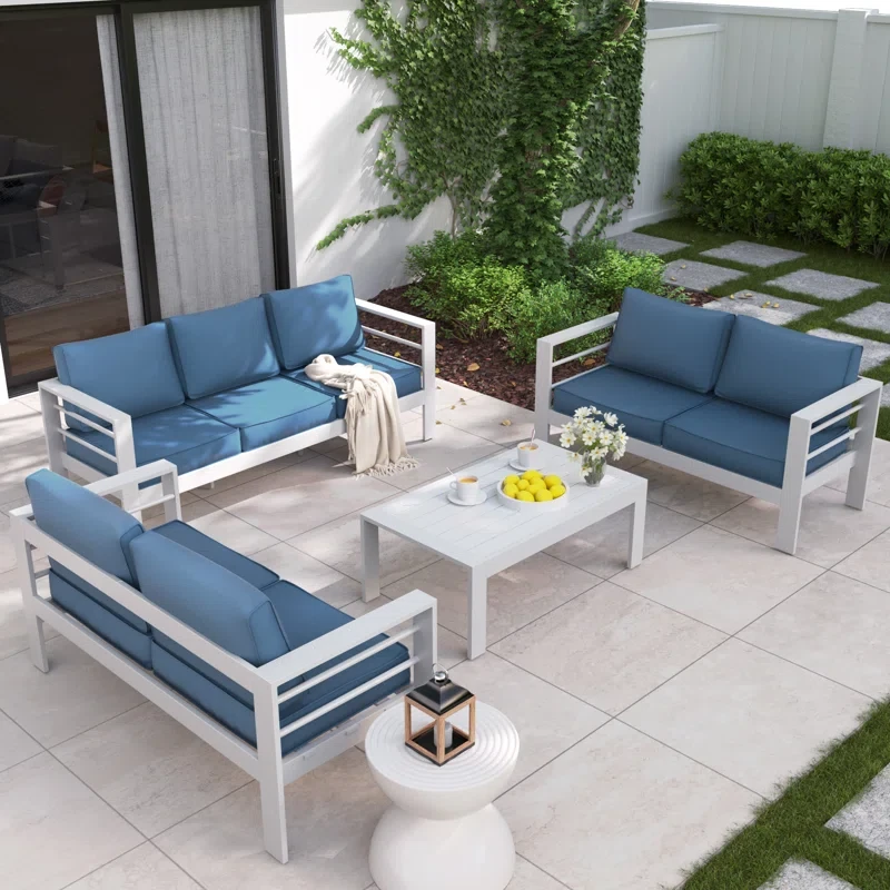 7-Person Outdoor Seating Group With Cushions