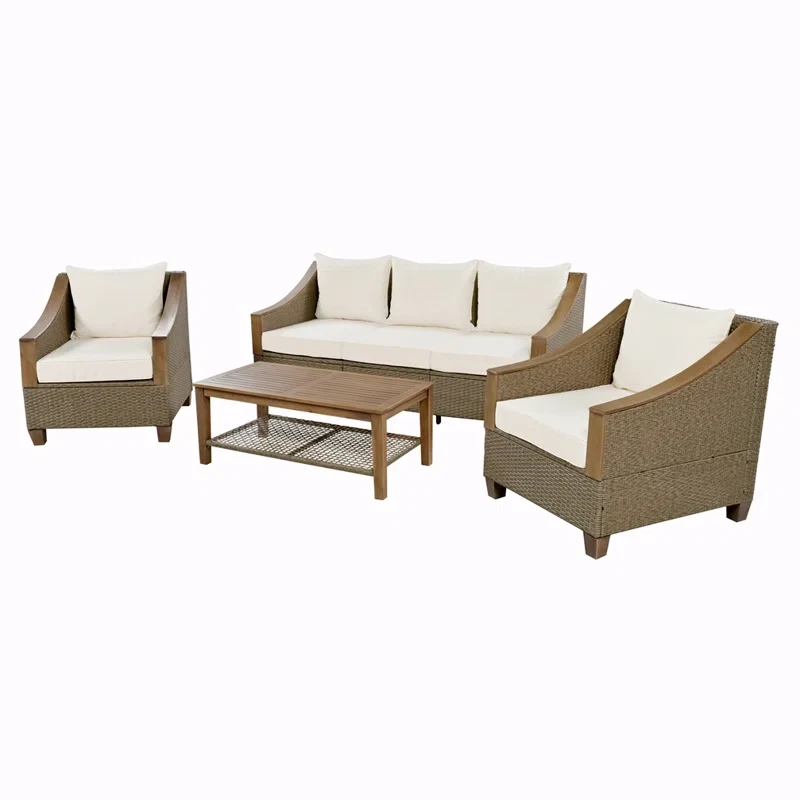 Dianthia 5 - Person Outdoor Seating Group with Cushions