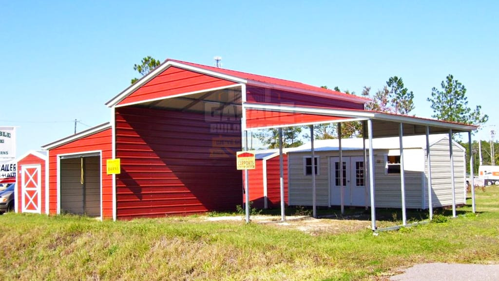 Metal Garage 36'x21' Carolina Barn