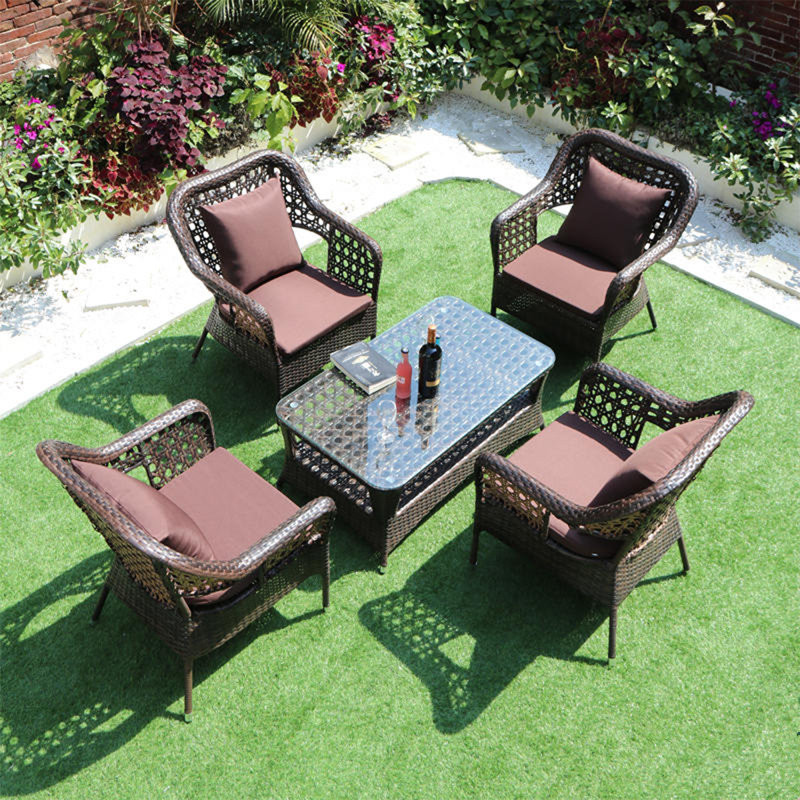 Mozingo 4 - Person Outdoor Seating Group with Cushions