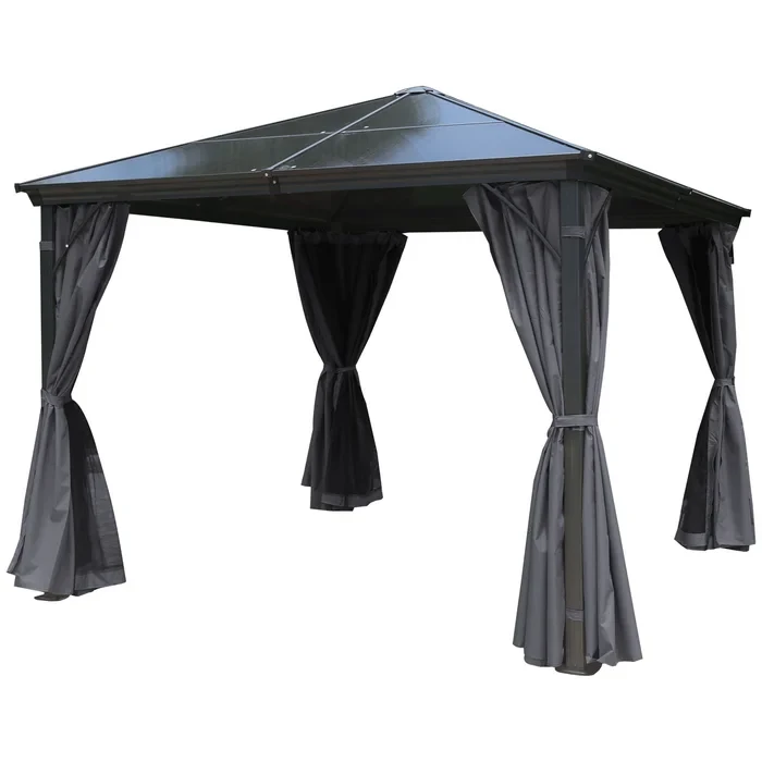 10 Ft. W x 10 Ft. Aluminum Patio Gazebo