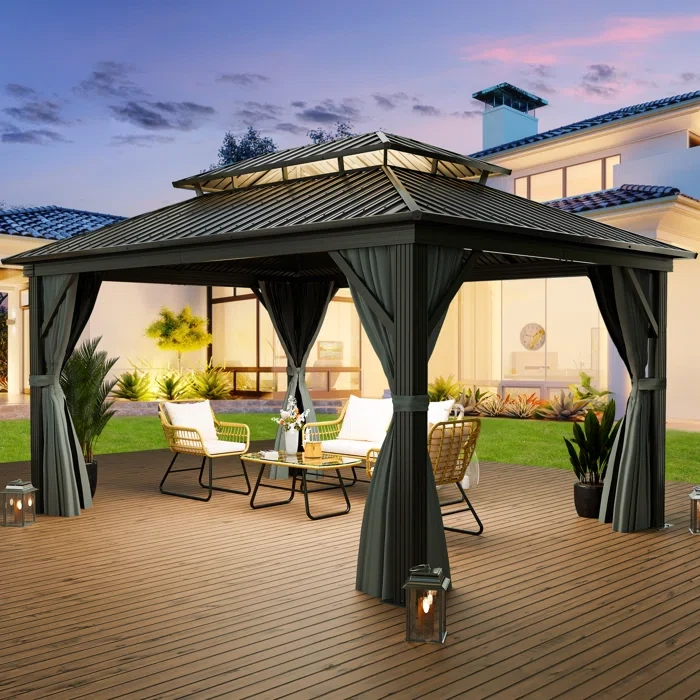 Aluminum Patio Gazebo 16 ft. x 12 ft.