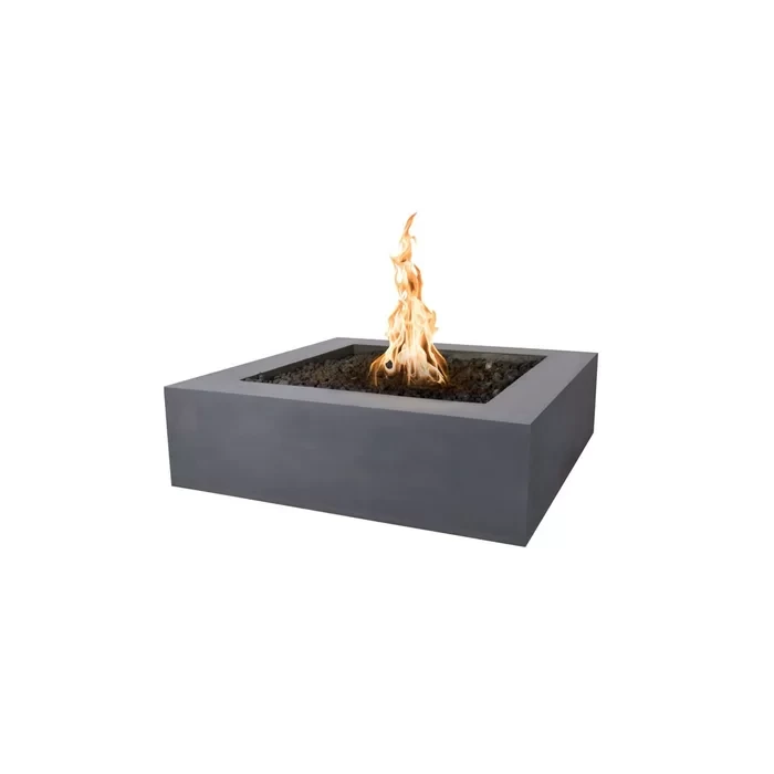 12" H x 42" W x 42" D Quad Electronic Ignition Concrete Fire Pit