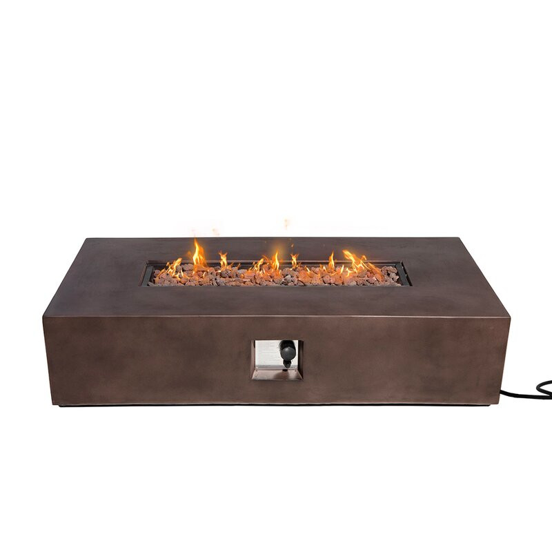 Ineisha Concrete Propane Fire Pit