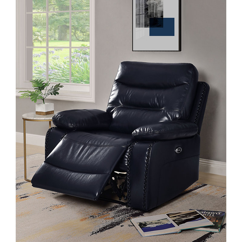 Retha Upholstered Power Reclining Home Theater Seat