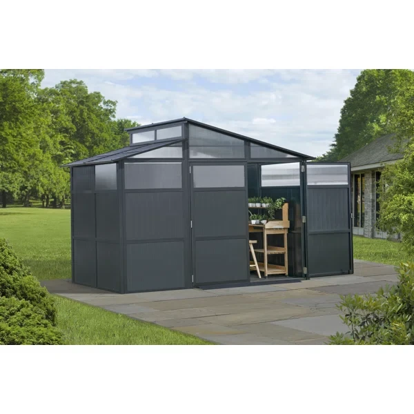 Sojag Rainier 8 x 11 ft. Aluminum Frame Storage Shed