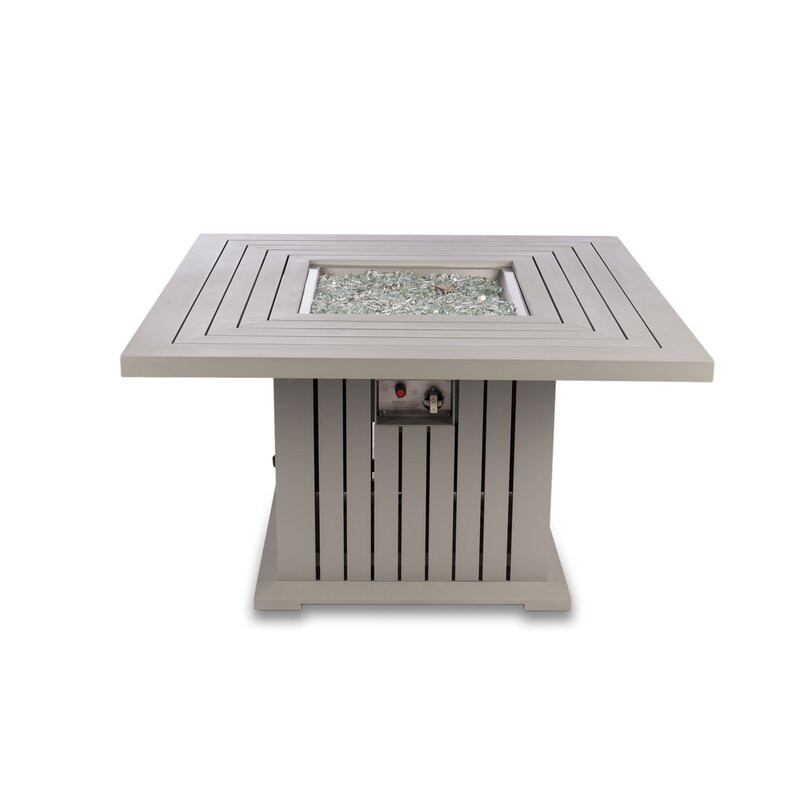 Lunada Aluminum Propane Fire Pit Table