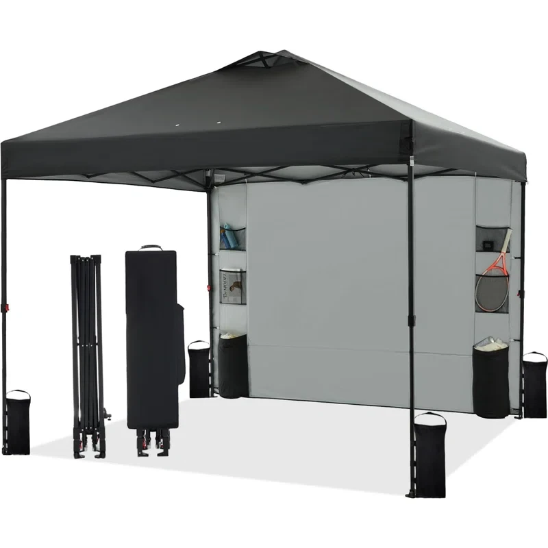 10 Ft. W x 9 Ft. D Steel Pop-Up Canopy