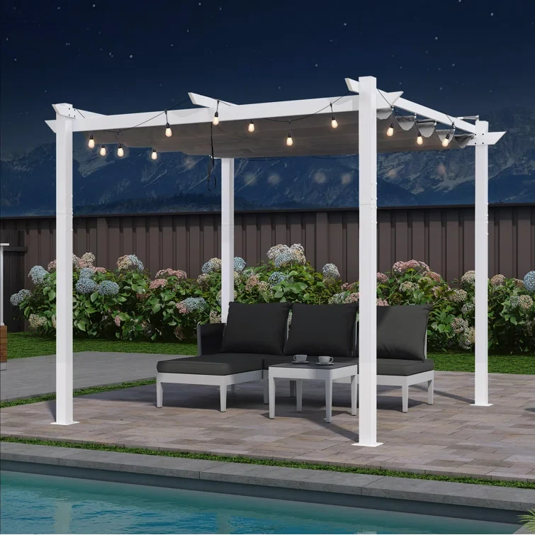 10 Ft. W x 10 Ft. D Aluminum Pergola