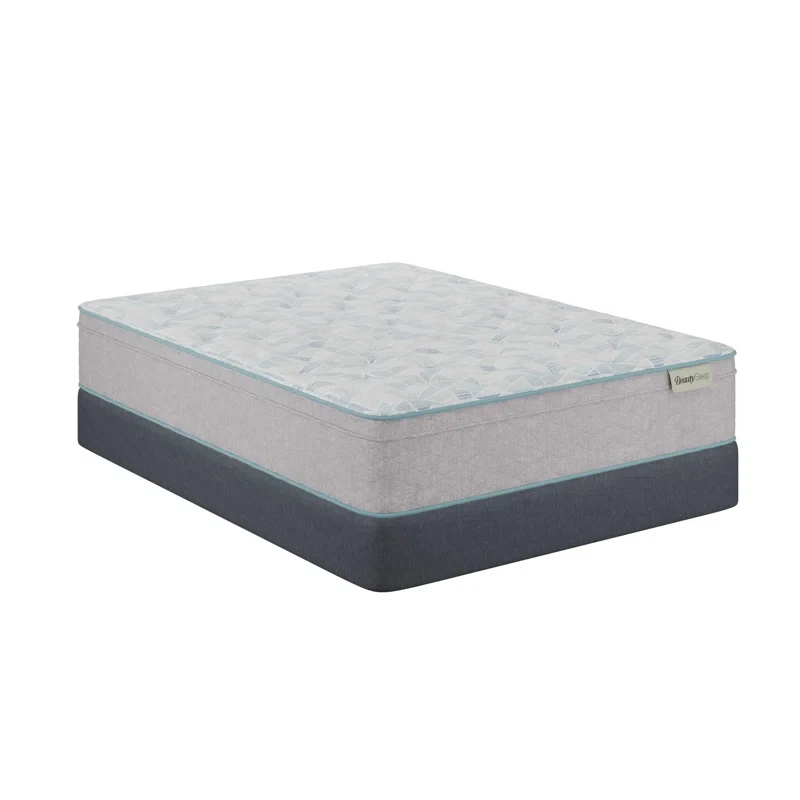 Slumberscape 12.25" Medium Euro Top  King Size Mattress Set with Standard Profile 9" Foundation