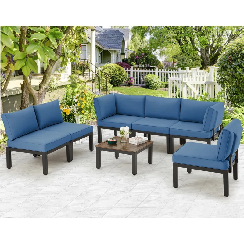 6 - Person Outdoor Seating Group with Cushions