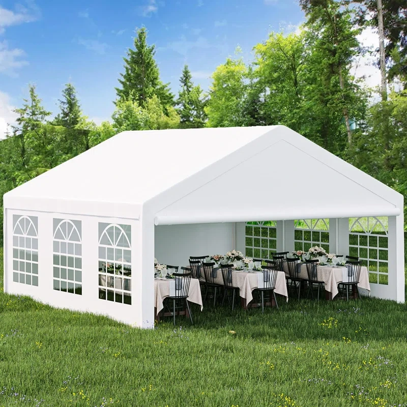 Outdoor Wedding Stainless Steel Party Tent 13.1 ft x 26.2 ft