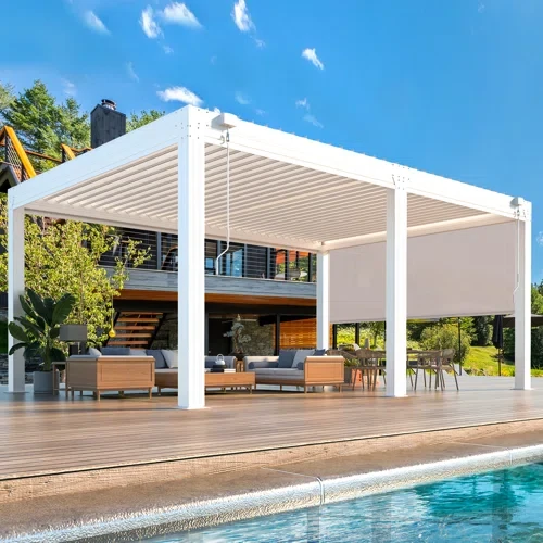 20 ft. W x 10 ft. D Aluminum Pergola