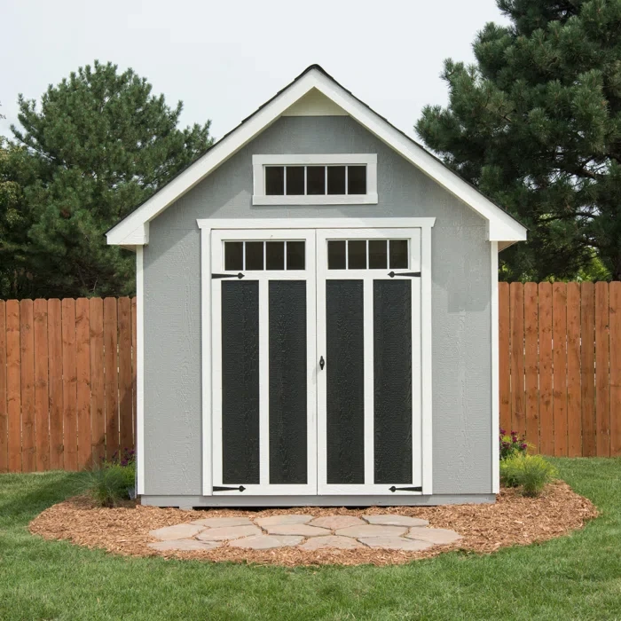 Tribeca 8 ft. W x 12 ft. D Manufactured Wood Storage Shed