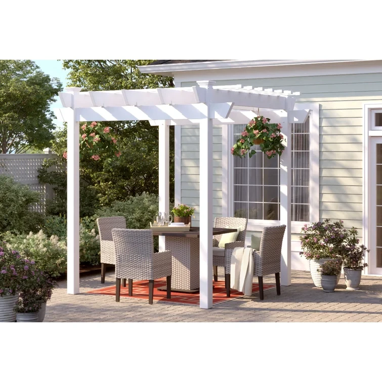 10 ft. W x 10 ft. D Coppell Vinyl Pergola