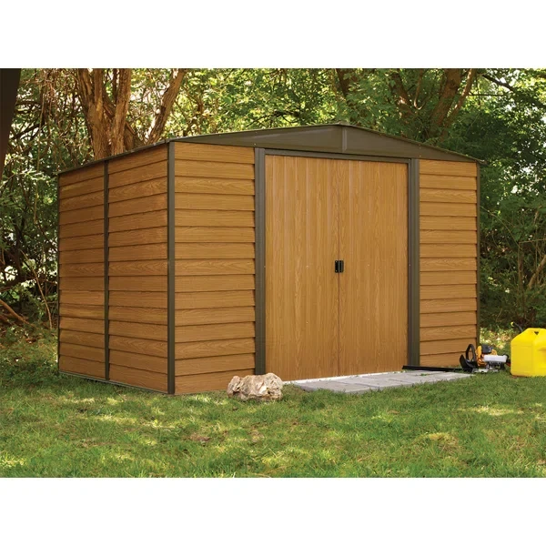 Woodridge 10 ft. W x 8 ft. D Metal Storage Shed