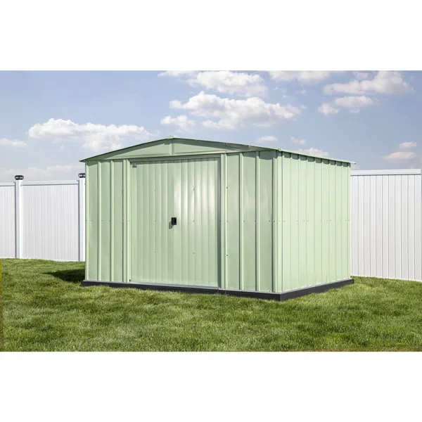 10 ft. W x 8 ft. D Metal Storage Shed